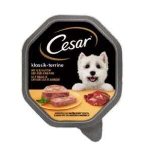 Hundefutter Cesar Klassiker 14x150g Geflügel & Rind