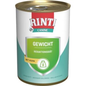 Hundefutter RINTI Canine Gewicht Huhn 12x400g