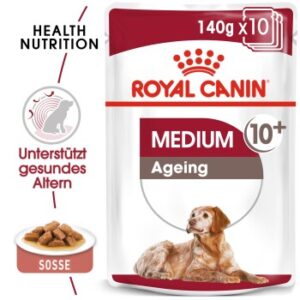 Hundefutter ROYAL CANIN Medium Ageing 10+ in Soße 40×140 g