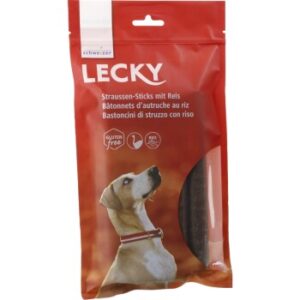 Hundefutter Lecky Sticks 5 Stk Strauß