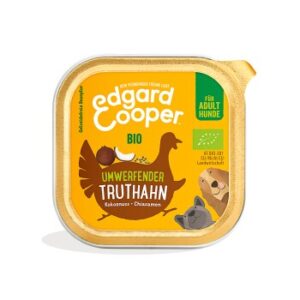 Hundefutter Edgard & Cooper Junior Bio 17x100g Umwerfender Truthahn