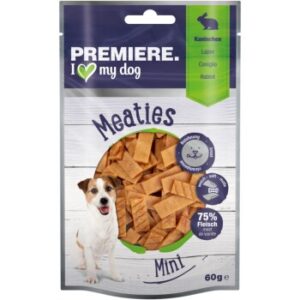 Hundefutter PREMIERE Mini Meaties Kaninchen 60 g