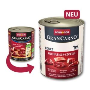 Hundefutter animonda GranCarno Original Adult Multifleisch Cocktail 12×800 g