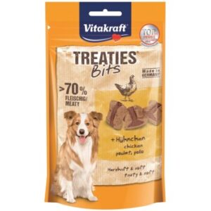 Hundefutter Vitakraft Treaties Bits 6x120g Huhn