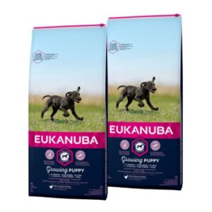 Hundefutter EUKANUBA Puppy Large Breed 2×15 kg