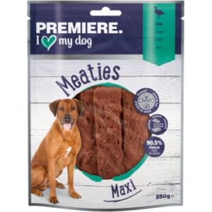 Hundefutter PREMIERE Maxi Meaties Ente 250g