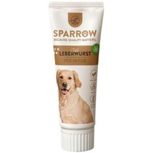 Hundefutter Sparrow Leberwurst mit CBD 2×75 g