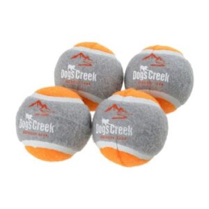 Hundespielzeug Dogs Creek Tennisball 4er Set Ibex orange