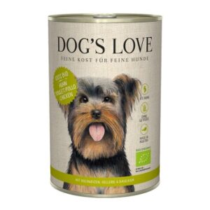 Hundefutter DOG’S LOVE BIO 6x400g Huhn mit Buchweizen & Sellerie