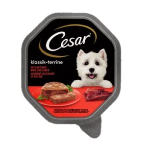 Hundefutter Cesar Klassiker 14x150g Rind & Leber