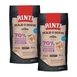 Hundefutter RINTI MAX-I-MUM Senior Huhn 2×12 kg