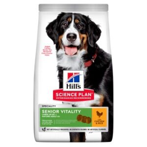 Hundefutter Hill’s Science Plan Senior Vitality Large Breed Mature Adult 6+ mit Huhn 14 kg