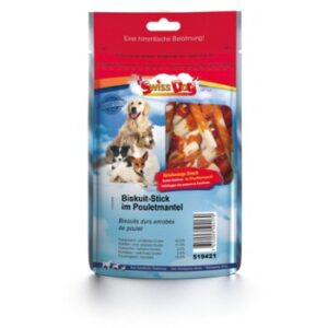 Hundefutter SwissDog Biskuit-Stick im Pouletmantel 400g