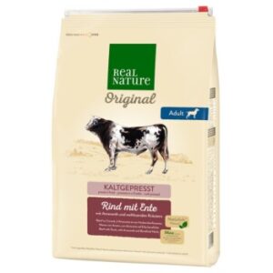 Hundefutter REAL NATURE Original Adult Rind mit Ente 4 kg