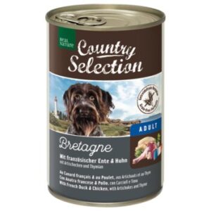 Hundefutter REAL NATURE Country Selection Adult 6x400g Bretagne mit Ente & Huhn