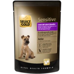 Hundefutter SELECT GOLD Sensitive Junior 12x100g