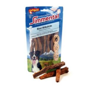 Hundefutter DeliBest Simmental Rind Milksticks 15cm 200g