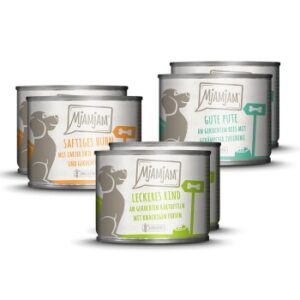 Hundefutter MjAMjAM Mixpaket Adult 6x200g