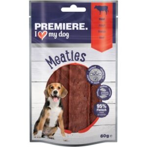 Hundefutter PREMIERE Pure Meaties Rind 6x60g