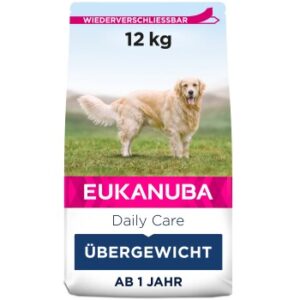 Hundefutter EUKANUBA Daily Care Übergewichtig, Kastriert 12 kg