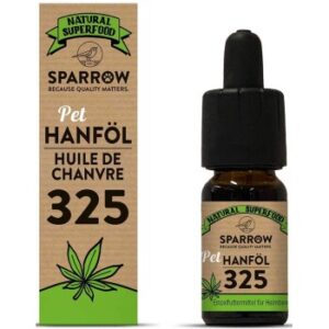 Hundefutter Sparrow Hanföl 325 mit CBD 10 ml