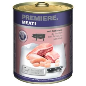 Hundefutter PREMIERE Meati Schinken 12×800 g