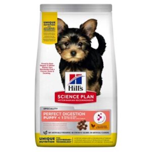 Hundefutter Hill’s Science Plan Perfect Digestion Puppy Small & Mini mit Huhn und Reis 1.5 kg