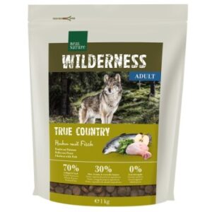 Hundefutter REAL NATURE WILDERNESS True Country Adult Huhn mit Fisch 1 kg – Hochwertiges Hundefutter für gesunde Ernährung