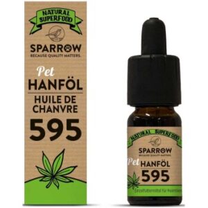 Hundefutter Sparrow Hanföl 595 mit CBD 10 ml