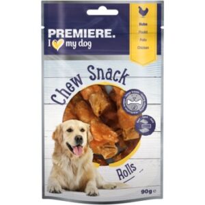 Hundefutter PREMIERE Hühnerbrust Kaurolle 8×90 g