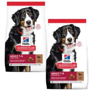 Hundefutter Hill’s Science Plan Adult Large Breed Lamm & Reis 2×14 kg