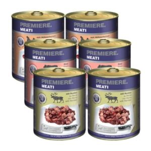 Hundefutter PREMIERE Meati Mixpaket 6x800g Mixpaket 3