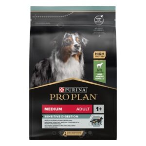 Hundefutter PRO PLAN Adult Medium Sensitive Digestion OPTIDIGEST Lamm 3kg