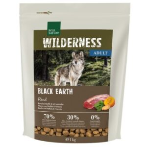 Hundefutter REAL NATURE WILDERNESS Black Earth Rind & Büffel 1 kg