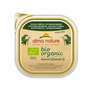 Hundefutter Almo nature Bio Organic Adult 9x300g Huhn und Brokkoli