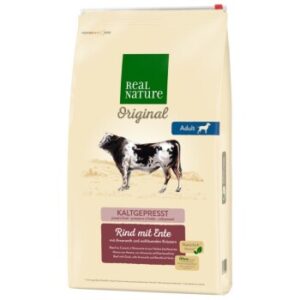 Hundefutter REAL NATURE Original Adult Rind mit Ente 12 kg