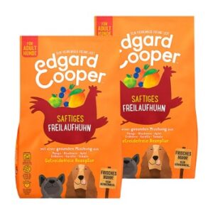 Hundefutter Edgard & Cooper Saftiges Freilaufhuhn Adult 2×12 kg