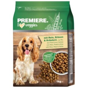 Hundefutter PREMIERE Veggies Reis, Erbsen & Kräutern 1 kg