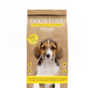 Hundefutter DOG’S LOVE Junior Lachs und Huhn 2 kg