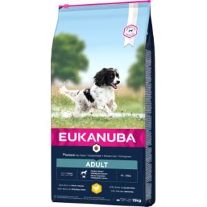 Hundefutter EUKANUBA Active Adult Medium Breed mit Huhn 15 kg