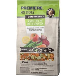 Hundefutter PREMIERE RAW KITCHEN Gemüse-Mix mit Obst & Kräutern 500g