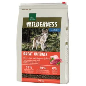 Hundefutter REAL NATURE WILDERNESS Great Outback Kaninchen, Känguru & Rind 4 kg