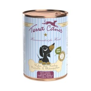 Hundefutter Terra Canis Welpe 6x400g Huhn mit K?rbis, Kamille & Bl?tenpollen