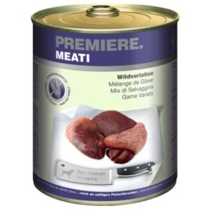 Hundefutter PREMIERE Meati Wildvariation 12×800 g