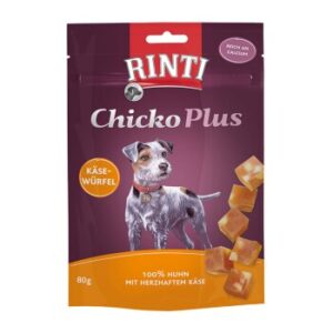 Hundefutter RINTI Chicko Plus 12x80g Huhn & K?se