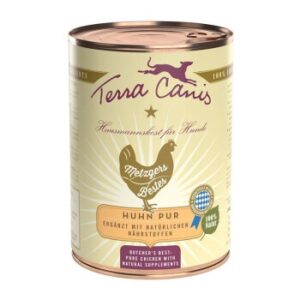 Hundefutter Terra Canis Fleisch PUR 6x400g Huhn pur