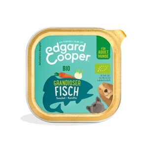 Hundefutter Edgard & Cooper Junior Bio 17x100g Grandioser Fisch