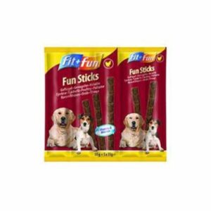 Hundefutter FIT+FUN Fun Sticks Geflügel 20x55g