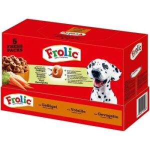 Hundefutter Frolic 5 Fresh Packs Geflügel, Gemüse und Reis 5 x 1,5kg