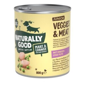 Hundefutter Naturally Good Veggies & Meat Erbsen & Pute 6×800 g